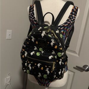 Disney Loungefly Nightmare Before Christmas Zero Mini Backpack – Black & Green